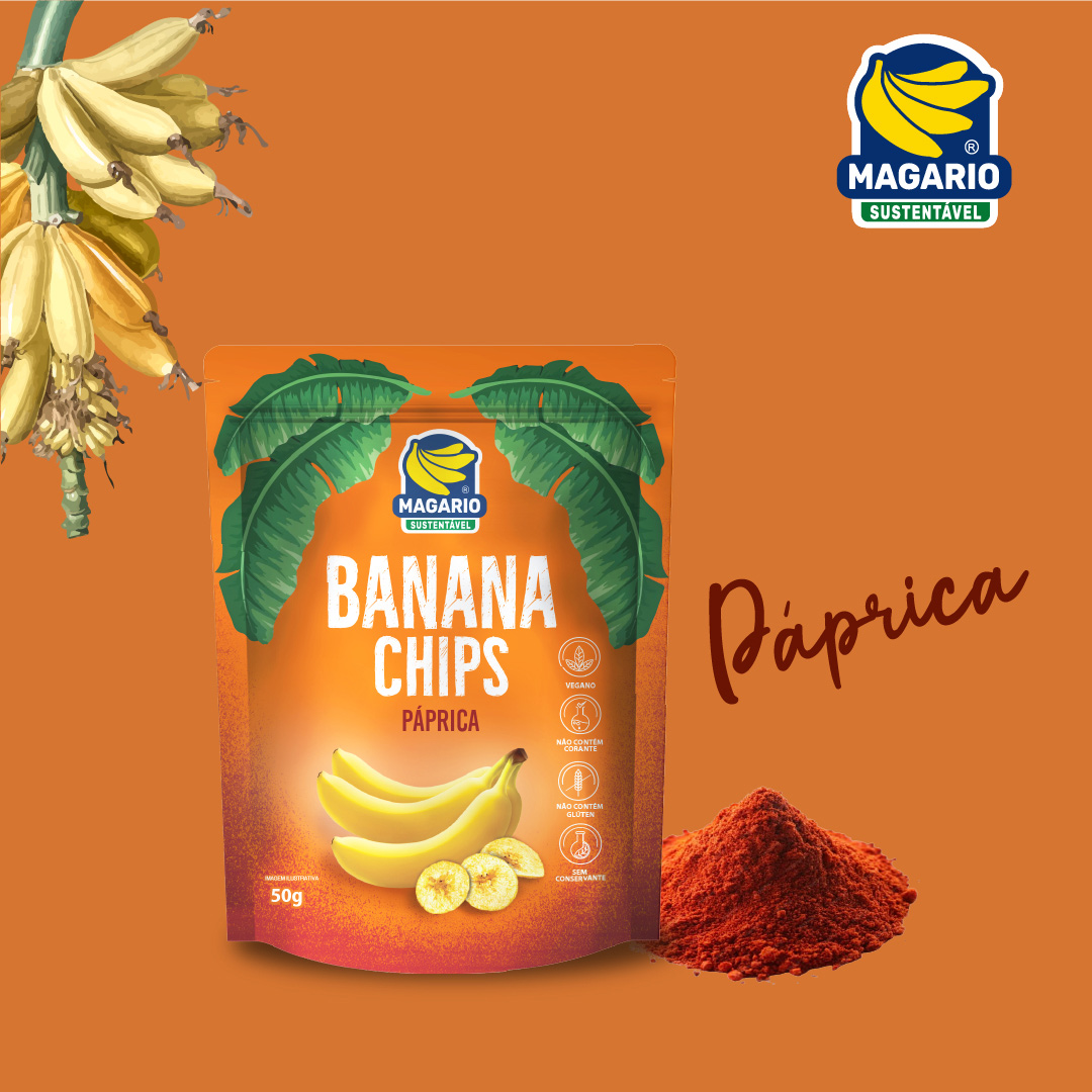 Banana Chips Páprica