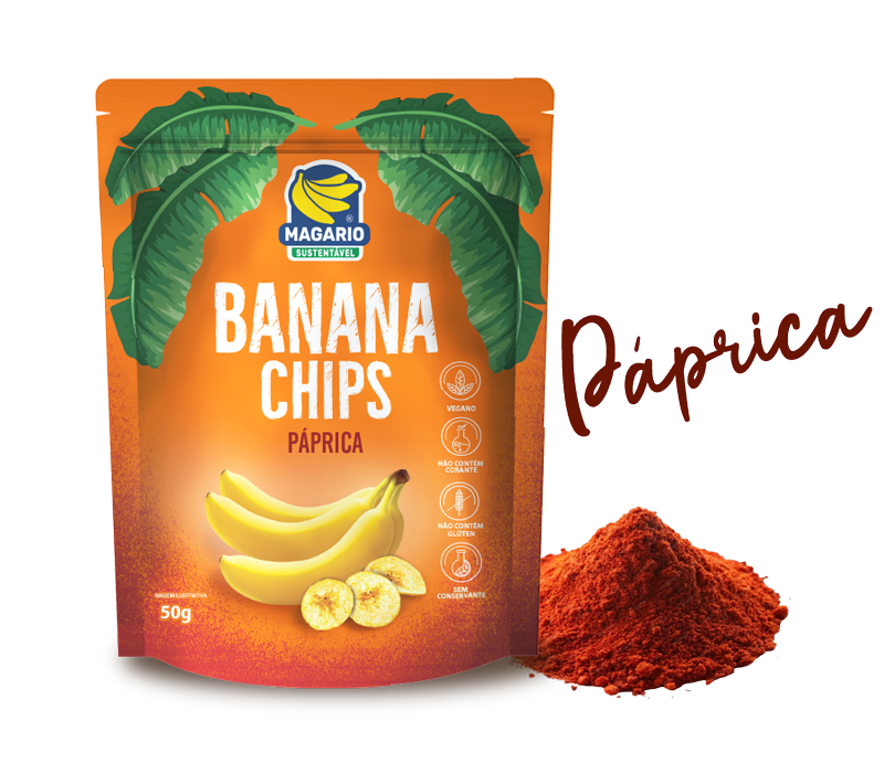 Banana Chips Páprica