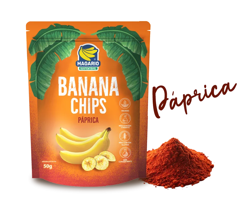 Banana Chips Páprica
